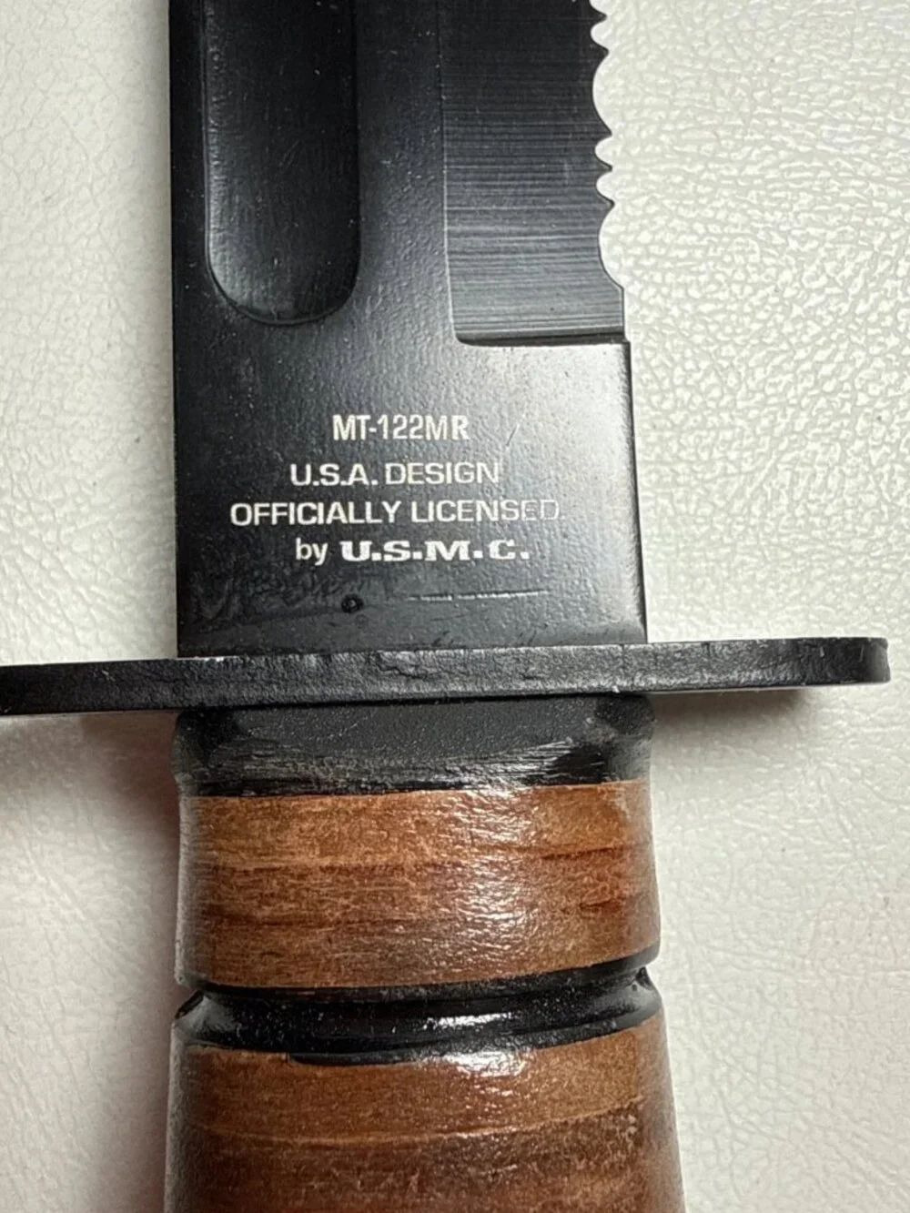 USMC Officially Licensed MTECH 12 inch Utility Knife with Sheath NEW